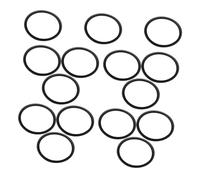 LIGIGWASH 15pcs Trumpet Tuning Slide Rubber Rings O-ring Stopper for Cornet and Small Instruments Anti-noise Elastic Replacement Accessory