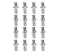 LIGIGWASH 16pcs Replacement Drum Screws: M6x10mm Bolt Tension Rod Parts for Snare Bass Percussion Hardware Instrument Repair Tool Kit Accessories