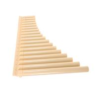 LIGIGWASH 18 Pipes Pan Flute Instrument Plastic Panpipe for Boys and Girls Learning Beginner Practice School Use Educational Folk Wind Musical Instrument