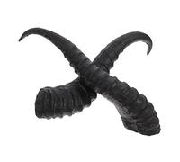 LIGIGWASH 1pair Antlers Horns for Cosplay Party Realistic Sheep Horns Headband Halloween Costume Accessory and Lightweight Design