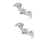 LIGIGWASH 1Pair Gothic Bat Earrings for Women Unique Halloween Studs Lightweight Durable Costume Jewelry for Teens and Aesthetic Ear Accessories for Halloween Celebrations
