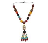 LIGIGWASH 1pc Car Hanging Chain Versatile Pendant Buddhist Bead Wrist Decoration Unique Automobile Accessories for Daily Wear and Special Occasions