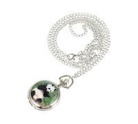 LIGIGWASH 1pc Panda Pocket Watch Necklace Chain Watch for Boys and Girls Retro Design Pocket Roman Numerals for Festivals and Special Occasions