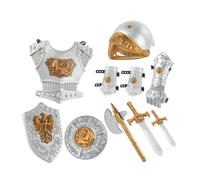LIGIGWASH 1set Boys and Girls Knight Costume Cosplay Outfit Swords Props for Halloween Theme Parties and Stage Performance for Boys