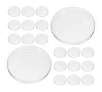LIGIGWASH 1set Plastic Petri Dishes with Lid, 150mm Round Culture Plates, Stackable and Laboratory Petri Dish for Cell Culture in School and Lab Use 20pcs