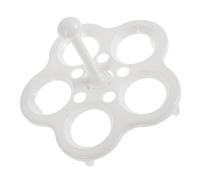 LIGIGWASH 2 Pcs Egg Steamer Rack Stand for Efficient Egg Cooking 5-grid with Stable Support Heat-resistant Steaming Rack for Kitchen Pot Pan Cooking