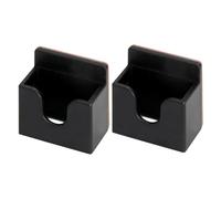 LIGIGWASH 2 Pcs Plastic Cb Radio Microphone Holder Clip with Adhesive Back Mic Stand Clamp for Car Dashboard Easy Installation Compatible with Baofeng UV Various Cb Radios