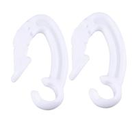 LIGIGWASH 2 Pcs Portable Anti-lost Earphone Clasps for Stylish White Ear Hooks with Craftsmanship Prevent Earbuds From Falling Out During Running and Sports