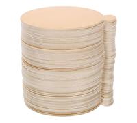 LIGIGWASH 200pcs Round Golden Cardboard Mousse Cake Bases, 20cm Circle Cake Boards for Dessert Display, Baking Plates and Cupcake Base Display Tray for Pastry Decoration