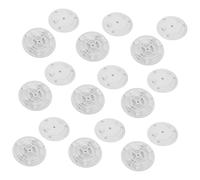LIGIGWASH 20pcs Camera Wall Mount Base for Home Security Durable Plastic Round Stand Plate Profile Design for Tight Spaces Easy Installation Stable Support to Prevent Image Distortion