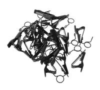 LIGIGWASH 20pcs Lapel Microphone Clips Replacement Kit Secure Metal Lavalier Mic Tie Clips with Adjustable Angle for Outdoor Live Streaming Conferences Interviews Compatible with Various