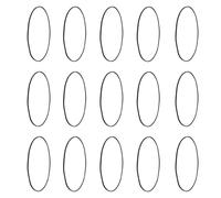 LIGIGWASH 20Pcs Replacement Rubber Belts for Recorder and Dvd Player Drive Motor, 1.5Mm Square Cross-Section, 110-145Mm Length, Compatible Cassette Tape Machines and Vcrs for Audio Repair