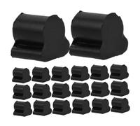 LIGIGWASH 20pcs Trumpet Valve Seal Replacement Parts Rubber End Tip for Trombone Slide Musical Instrument Accessories
