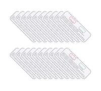 LIGIGWASH 20pcs UV Test Cards for Uva Uvc Detection, Wavelength Indicator Stickers 2.5x7cm, Household Light Measurement Papers for Safety and Efficiency in Industrial and Scientific Use