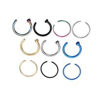 LIGIGWASH 22Pcs Stainless Steel Nose Ring and Lip Ring High Polish Smooth Surface Body Piercing Jewelry for Women Comfortable Nose Studs and Hoop Mix Safe Daily Wear