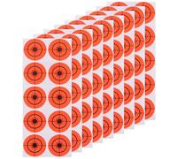 LIGIGWASH 250Pcs Convenient Precision Targets Orange Paper Target Stickers for Shooting Training Bows and Arrows with Clear Hit Position Display