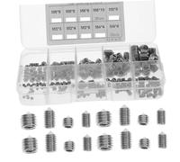 LIGIGWASH 250pcs Stainless Steel Pointed Internal Machine Screws Assortment Kit with Sturdy Thread for Appliance Communication Equipment and Home Repair Use