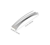 LIGIGWASH 25pcs Stainless Steel Wire Key Rings Loops for Hanging Luggage Tags and Keychains Rust-Resistant Steel Wire Keeper for Travel and Organizing Keys