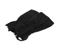 LIGIGWASH 2pcs Adjustable Leg Gaiters for Hiking and Snowshoeing Boot Protectors for Sand Rain and Mud Lightweight Outdoor Leg Covers with Anti-Slip Design Full Black for Trekking and Desert
