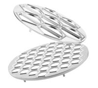LIGIGWASH 2pcs Aluminum Dumpling Maker Mold Cavity Designs Multiuse Empanada and Ravioli Form Press for Family Gatherings Easy to Use Metal Dough Tool for Consistent Dumplings and Creative