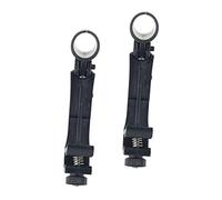 LIGIGWASH 2pcs Black Adjustable Drum Mic Clip Universal Drum Rim Clamp Microphone Stand Holder for Acoustic Sets