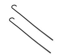 LIGIGWASH 2Pcs Black Costume Cane, 4-Section Plastic Walking Stick for Cosplay, Party, Jazz Dance, and Stage Performance Prop
