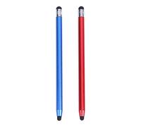 LIGIGWASH 2pcs Capacitive Touch Screen Stylus Pen Double Head for Mobile Phones and Tablets, Lightweight Precision Stylus Set Red and Navy Blue for Smartphone and Touchscreen Use