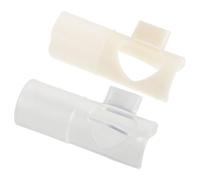 LIGIGWASH 2Pcs Chinese Flute Mouthpiece Protector Clip on Wind Director Flute Blowing Aid Training Accessory for Chinese Music Instrument Practice