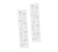 LIGIGWASH 2pcs Creative Life Tree Fretboard Stickers for Electric and Acoustic Guitar White Pvc Guitar Decals That Do Not Change Sound Effect Easy to Remove for Decoration