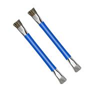 LIGIGWASH 2pcs Double Head Esd Safe Static Cleaning Brush for Mobile Phone Motherboard Dust Removal Tool with Conductive Bristles Blue Electronic Detail Cleaner