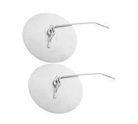 LIGIGWASH 2Pcs Fire Pit Snuffer Cover Metal Extinguisher Tool for Home Outdoor Firebowls Control Accessory