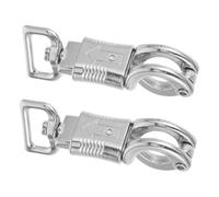 LIGIGWASH 2pcs Heavy Duty Quick Release Snap Hooks for Equestrian Use Secure Metal Horse Harness Clips for Outdoor Sports Accessories and Horse Training Equipment