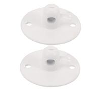 LIGIGWASH 2pcs Iron Cable Gland Power Cable Fixing Clamp for Ceiling Lights and Chandeliers Wire Lockers Easy Installation Wire Protectors White