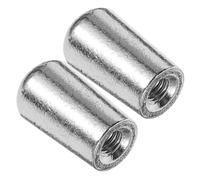 LIGIGWASH 2pcs Metal Electric Guitar Toggle Switch Caps Deep Threaded Extension Tips for Style Pickups Silver Replacement Parts