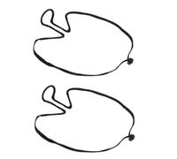LIGIGWASH 2pcs Neck Hanging Microphone Holder Adjustable Mic Clamp Portable Design Stable Holder for Musicians Magicians Events on The Go Performances