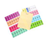 LIGIGWASH 2Pcs Piano Keyboard Decals for Beginners Practical Thin Electronic Organ Stickers Note Labels for Easy Learning and Recognition