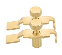 LIGIGWASH 2pcs Plated Erhu Fine Tuners Tuning Hardware for Chinese Instruments Portable Tuning for Professional and Amateur Musicians