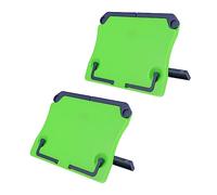 LIGIGWASH 2pcs Portable Foldable Plastic Music Stands Clip Holder, Desktop Reading Racks for Home Use, Household Tablet and Photo Frame Holders, Lightweight and Compact for Easy Carrying