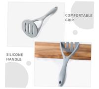 LIGIGWASH 2pcs Potato Ricer Tool with Comfortable Silicone Handle Food-Grade Vegetable Masher and Strainer for Easy Mashing of Potatoes Carrots and Food Simple Hand Cleaning Design