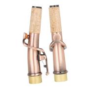 LIGIGWASH 2pcs Saxophone Neck Mouthpiece Pads Sax Ligature Soprano Sax Parts Musical Instrument Supply for Intonation Enhancement