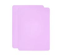 LIGIGWASH 2pcs Silicone Heat Resistant Placemats for Dining Table and Baking, Non-slip Kitchen Table Mats, Easy to Clean Silicone Countertop Protector Pads with Stylish Modern Design