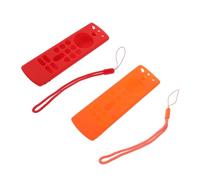 LIGIGWASH 2pcs Silicone Tv Remote Sleeve Protective Case for Voice Remote Gen Breathable Non-slip Silicone Cover Compatible Television Accessories