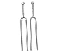 LIGIGWASH 2pcs Silver 440hz a Tone Tuning Forks for Guitar Violin Instrument Tuner Standard Pitch Musical Accessories