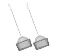LIGIGWASH 2pcs Stainless Steel Pyramid Tea Strainers for Loose Tea and Spices Light in Weight Suitable for Homes and Cooking Metal Leaf Filters for Brewing Fruit Juices