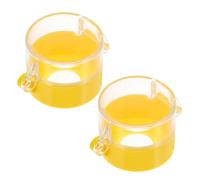 LIGIGWASH 2pcs Transparent Emergency Stop Button Cover Protector Push Button Switch Guard with Rotating Safety Lock Prevents Accidental Activation Easy Labeling for Industrial Switches