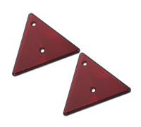 LIGIGWASH 2pcs Triangle Reflective Emergency Warning Signs for Cars and Trucks Roadside Safety Triangles for Vehicle Breakdown and Road Construction Highly Visible