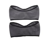 LIGIGWASH 2pcs Unisex Fleece Ear Warmers Headbands Full Cover Ear Wraps for Outdoor Activities Comfortable Stretchy against Cold Winds and Chill for Autumn Spring