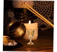 LIGIGWASH 2pcs Vintage Brass Chalice Goblet for Home Decor Decorative Table Cups with Delicate Design for Wine and Beverages Stylish Ornament for Kitchen and Bar