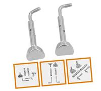 LIGIGWASH 2pcs Violin Chin Rest Screws Clamp Replacement for Violins Metal Easy to Install Music Accessories for String Instrument Comfort