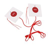 LIGIGWASH 2pcs Wall-mounted Sos Emergency Call Button for Seniors Rapid Sos Alert and Immediate Help Easy Installation Patient Emergency Buzzer Alarm for Caregiver Assistance